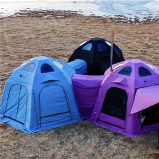 Carpa exterior de tela transpirable